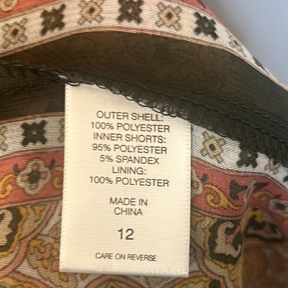 “NWT" NY & C Green‎ Multi-Pattern Halter Maxi Dress-Asymmetrical Hem Size 12 - Picture 13 of 13